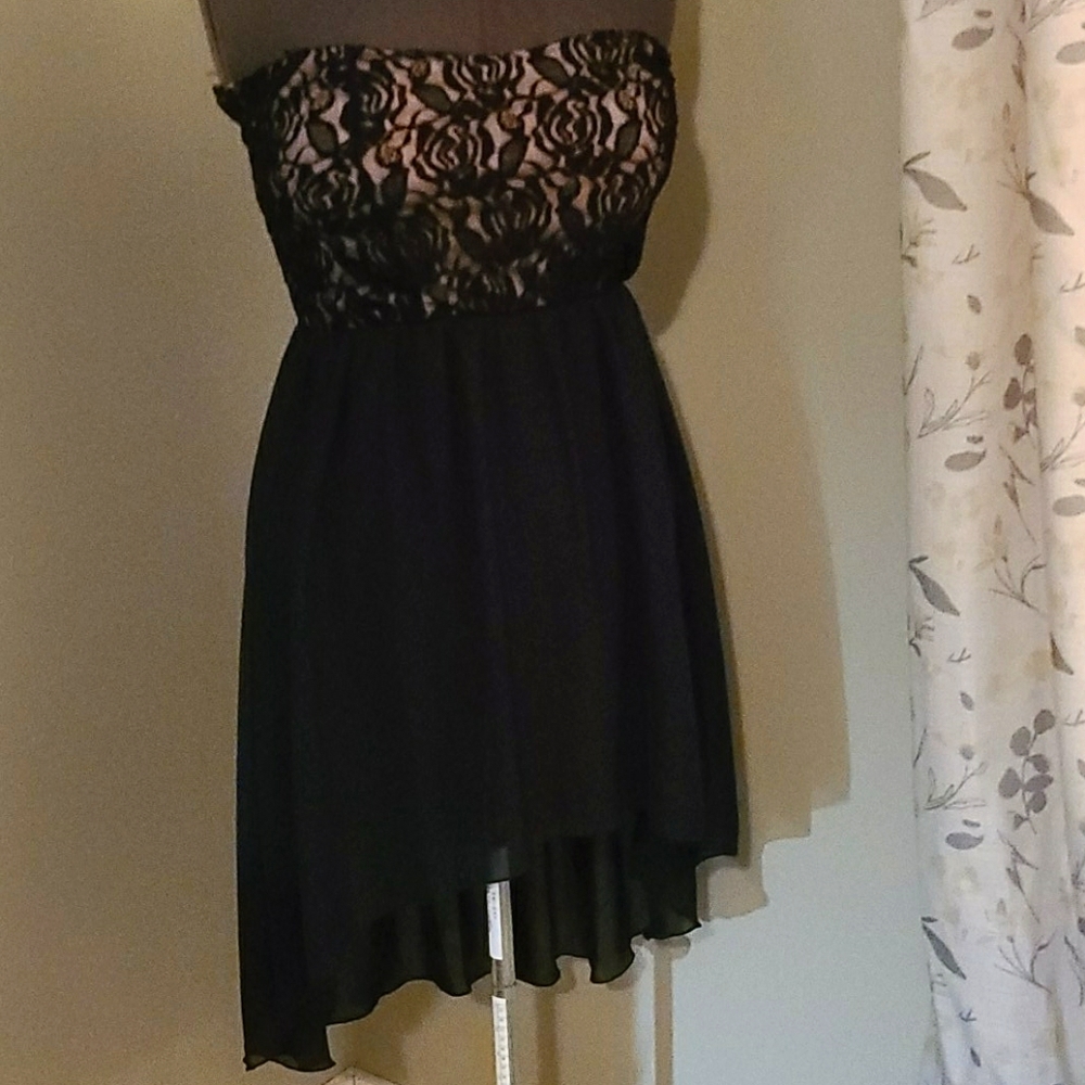 Black cocktail dress